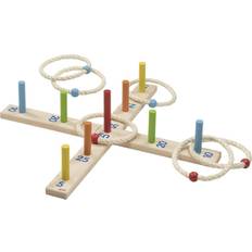 Goki Outdoor-Spiele Goki 56801 Ringwurfspiel bunt Holz Geschicklichkeitsspiel