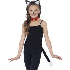 Children - Halloween Accessories Smiffys Svart Katt-set Barn