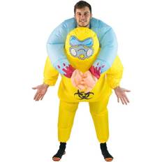 Kostumer bodysocks voksen kostume nuklear oppustelig one size