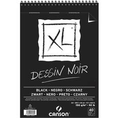 A base de agua Papeles Canson XL Dessin Noir 150g