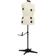 Adjustable Dress Form Female Size 44-50 L Cream Cream