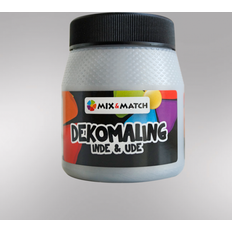 Hobbyartikler Mix&Match Dekomaling i sølv metaleffekt 250 ml
