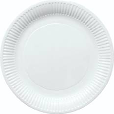 Catersource Paptallerken Catersource Ø23 cm Kraftig FSC-mærket bionedbrydelig Hvid,100 stk/pk