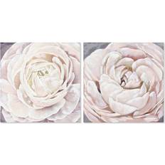 Cheap Framed Art Dkd Home Decor Painting Flower (2 pcs) (80 x 3 x 80 cm) Framed Art