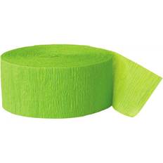 Vaaleanpunainen Streamerit Unique Party (One Size, Lime Green) Crepe Streamer Roll (81ft)