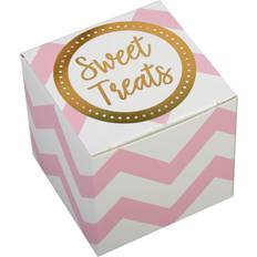 Neviti 771389 Pattern Works-Favour Box Pink, 5.5 x 5.5 x 5.5 cm