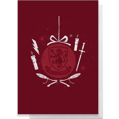 Noël Cartes & Invitations Harry Potter Gryffindor Christmas Greetings Card Standard Card