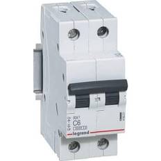 Legrand Automatsikring RX3 C 6A 2P, 2M, 6kA