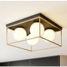 Lindby Aloam Ceiling Flush Light 45.5cm