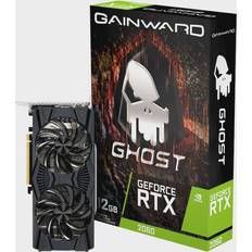 12 GB - 3.0 Tarjetas Gráficas Gainward GeForce RTX 2060 Ghost Tarjeta Gráfica 12 GB GDDR6 7 GHz PCI-Express x16 Negro