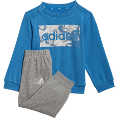 Adidas Infant Essentials Sweatshirt & Pants - Bright Blue/White (HF1910)