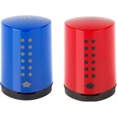 Penntillbehör på rea Faber-Castell Grip Mini Sharpening Box Red & Blue Sorted