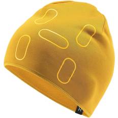 Haglöfs Femme Casquettes Haglöfs Fanatic Print Beanie Unisex - Autumn Leaves/Pumpkin Yellow