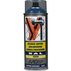 Maling højglans Motip RAL 5009 Lakmaling Azure Blue 0.4L