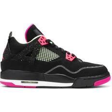 Nike Air Jordan 4 Retro GS - Black/Fuschia Flash-Lqd Lm-Wht