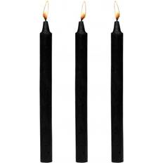 Cordes de Bondage Sportsheets Fetish Drip Candles 3 Pk Black
