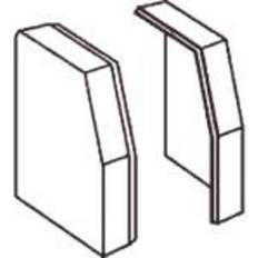 TEHALIT Endestykke for rk 150 L 2235 perlehvid