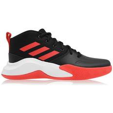 Adidas Mesh Basketball Shoes adidas Kid's Ownthegame K Wide - Core Black/Active Red/Cloud White