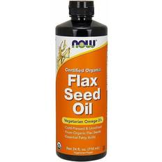 Now Foods Certified Organic Flax Seed Oil 710ml