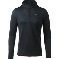 Vironic Waffle Melange Midlayer Women - Black