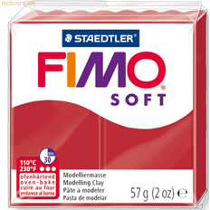 Rosso Argille Polimeriche Staedtler Fimo Soft Christmas Red 57g