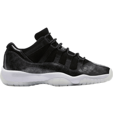 Nike Air Jordan 11 Retro Low Barons GS - Black/Metallic Silver/White