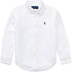 Lange ermer Overdeler Polo Ralph Lauren Boy's Slim Fit Oxford Shirt - White