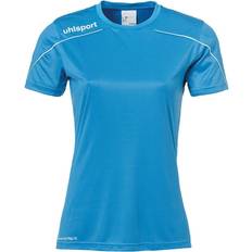 Uhlsport Stream 22 Short Sleeve Jersey Women - Cyan/White