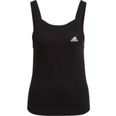 Yoga Tank Tops Adidas Essentials Yoga Rib Tank Top Women - Black