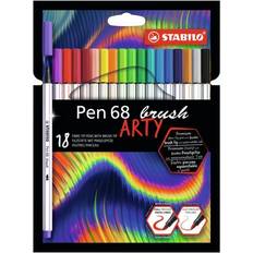 Pennarelli a pennello Stabilo Pen 68 Brush Arty 18-pack