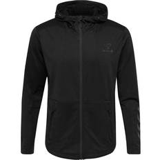 Élasthanne/Lycra/Spandex Pulls Hummel Aston Zip Hoodie - Black