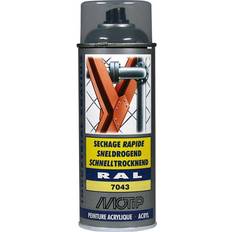 Spraymaling - Udendørs maling Motip RAL 7043 Lakmaling Traffic Grey 0.4L