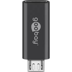 Goobay USB Micro B - USB C M-F Adapter