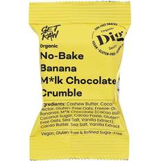 Get raw no bake chocolate crumble Getraw No-Bake Banana Mjölkchoklad Crumble 35g 1pack