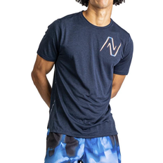 New Balance Graphic Impact Run Short Sleeve Men - Eclipse heather