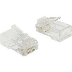 DeLock Crimp+Cut RJ45 UTP Cat5e Mono Adapter 20 Pack