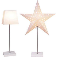 Illuminazione Interna Luci di Natale Star Trading Base, Shade and Star Leo Stella dell'Avvento 65cm