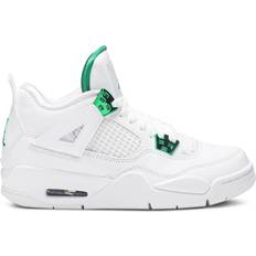 Nike Air Jordan 4 Retro GS - White/Pine Green/Metallic Silver