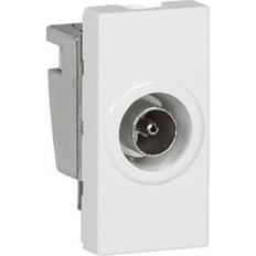Legrand Tv-stik han 9,52mmÂ&1m hvid (5 stk)