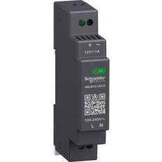 12v strømforsyning 1a Schneider Electric Strømforsyning Switch Mode 12V DC 1,0A modular, ABLM1A12010