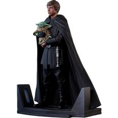 Star Wars Actiefiguren Star Wars Gentle Giant The Mandalorian Premier Collection Statue Like Skywalker & Grogu