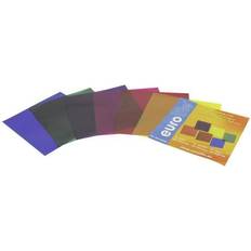 Eurolite Film de couleur set de 6 94100300 rouge, bleu, vert, jaune, lilas, violet Adapté pour (technique de scène):PAR 36, PAR 56