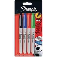 Sharpie Permeant Marker Fine Point Basic 4-pack