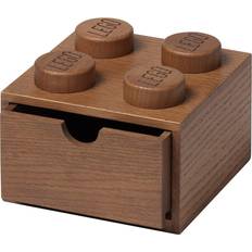 Bruin Opbergdozen LEGO Wooden Desk Drawer 4