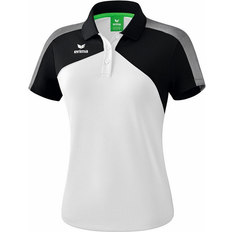 Erima Premium One 2.0 Polo Shirt Women - White/Black/White