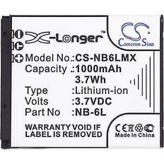 Canon ixus Cameron Sino CS-NB6LMX Compatible