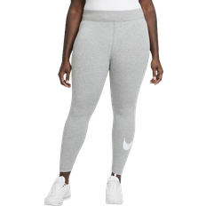 3XL Panty's Nike Essential Lggng Swoosh Plus Leggings - Grey