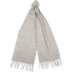 Unisex - Wool Scarfs Barbour Lambswool Woven Scarf - Light Grey Melange