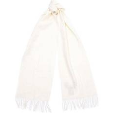 Beige - Unisex Scarfs Barbour Lambswool Woven Scarf - Cream