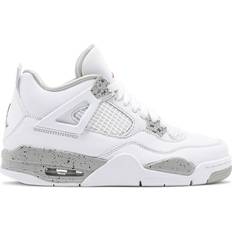 Nike Air Jordan 4 Retro White Oreo GS - White/Tech Grey/Black/Fire Red